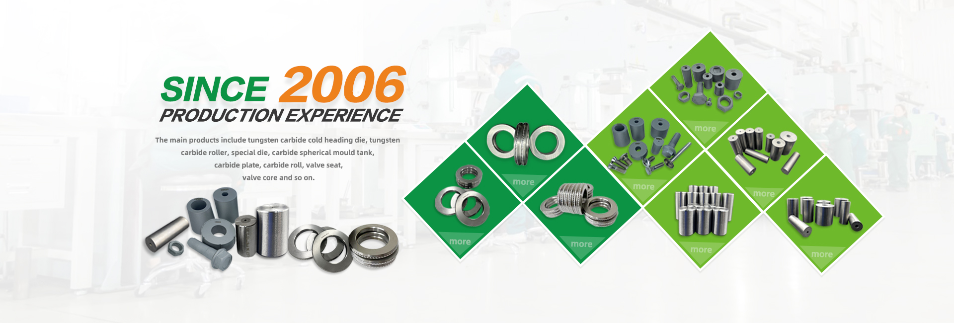 HR carbide die and part