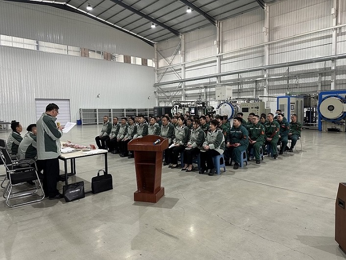 Procarbidecorellc Company’s Second Factory Establishment Ceremony